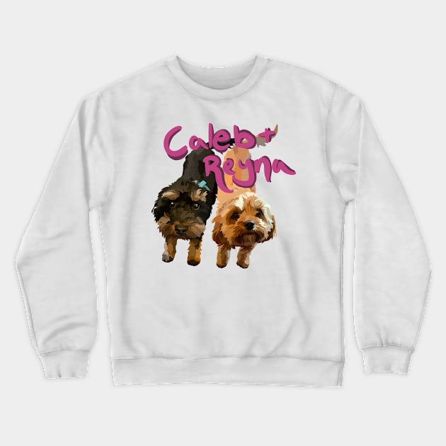 Caleb and Reyna Crewneck Sweatshirt by jrepkin